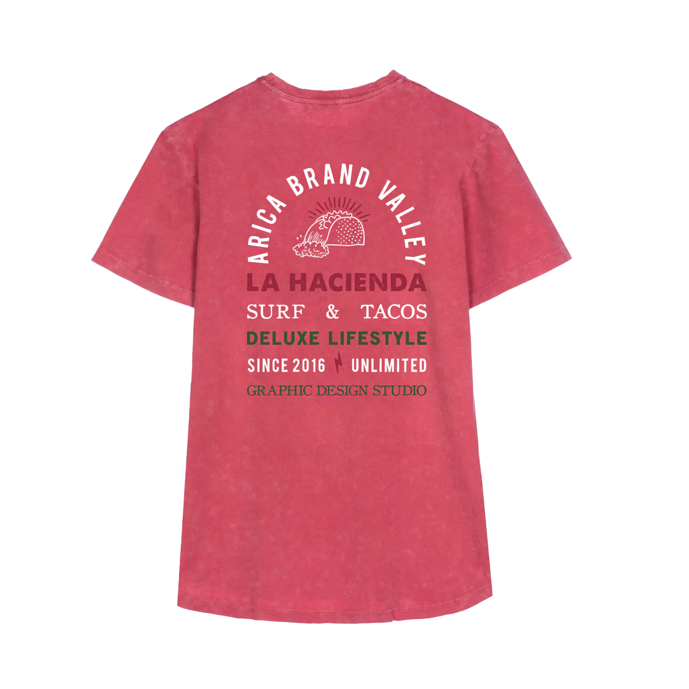 Camiseta burdeos La Hacienda