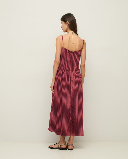 Vestido tirantes rayas