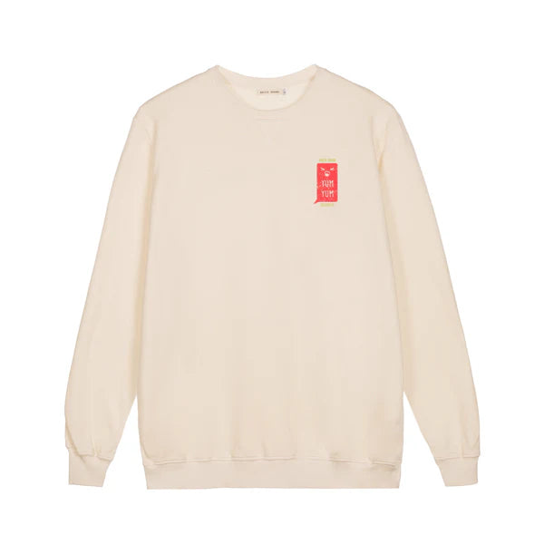 Sudadera crema