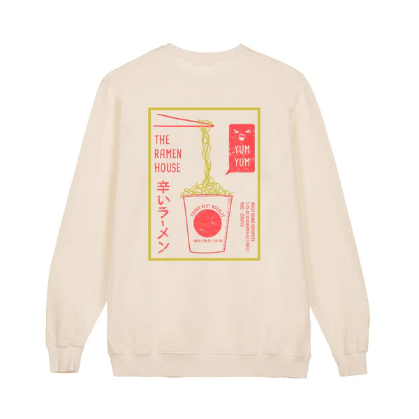 Sudadera crema