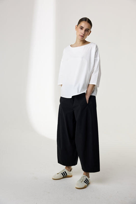 Pantalones anchos negro