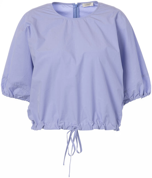 Blusa azul lazo
