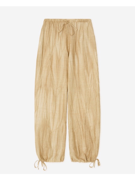 Pantalón bombacho vainilla.