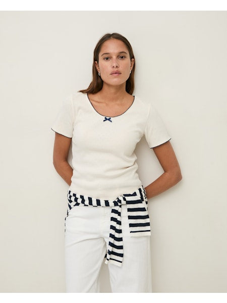 Camiseta manga corta algodón.