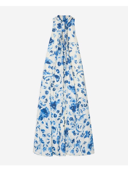 Vestido estampado flores