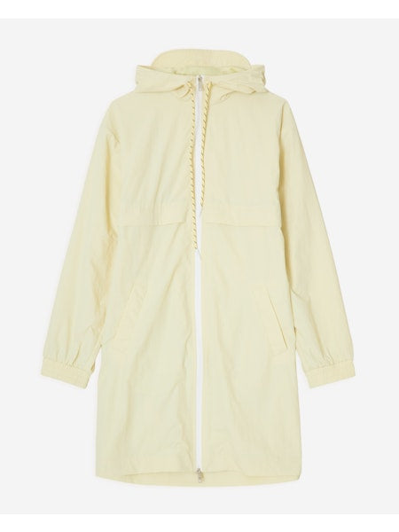 Parka con capucha vainilla