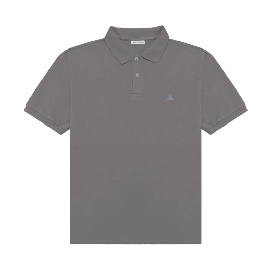 Polo manga corta gris.