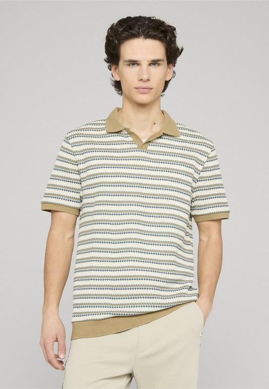 Polo tejido punto rayas.