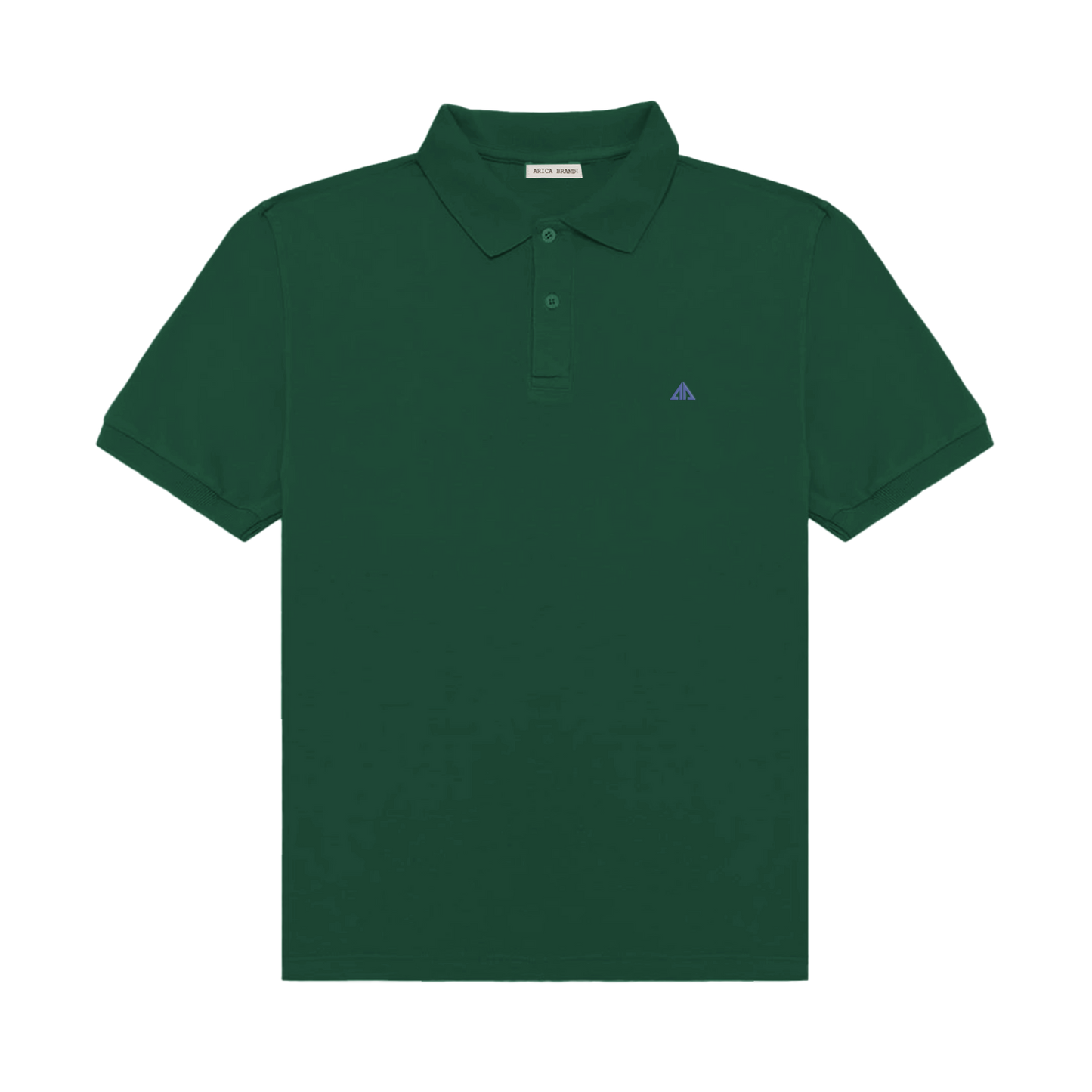 Polo manga corta verde bosque.