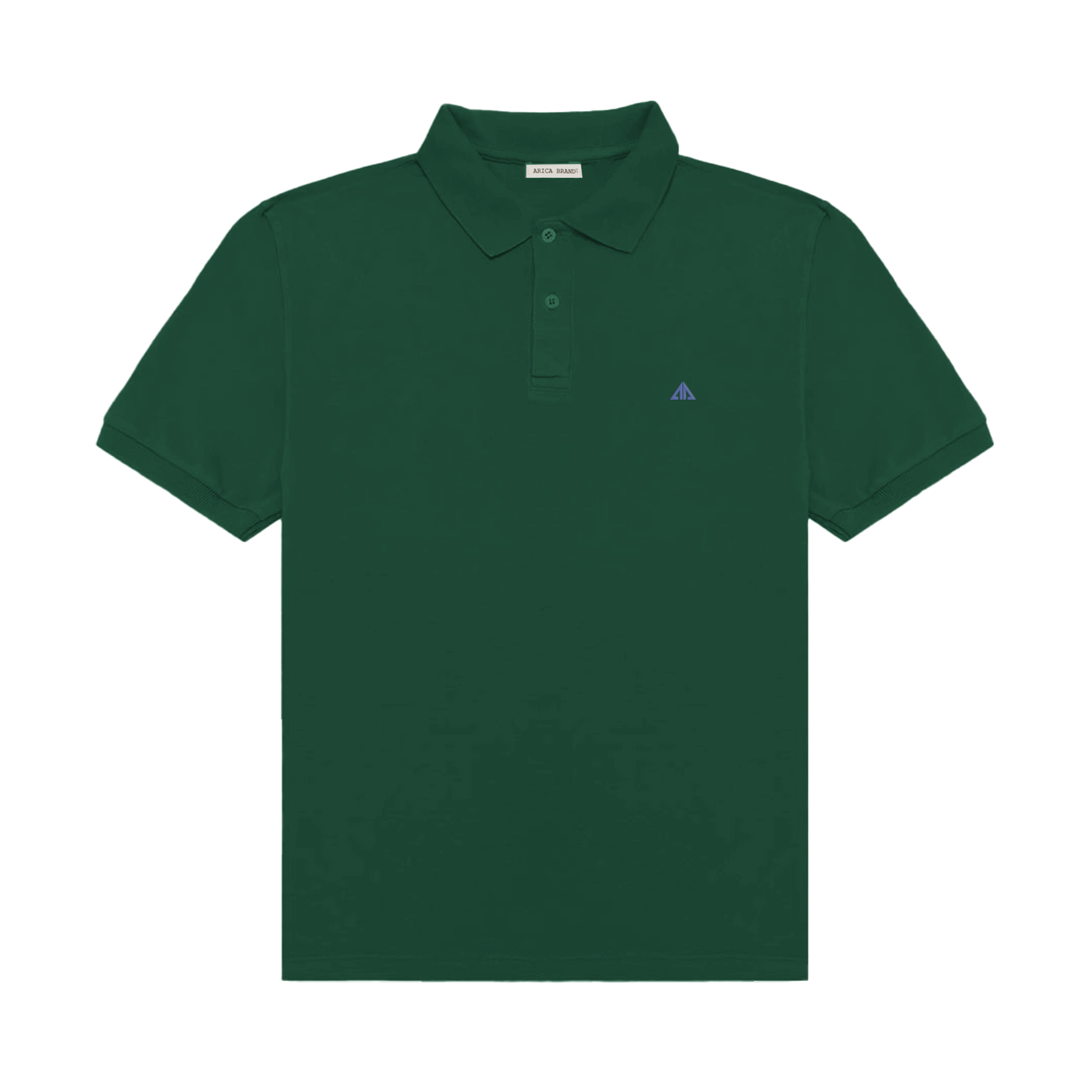 Polo manga corta verde bosque.