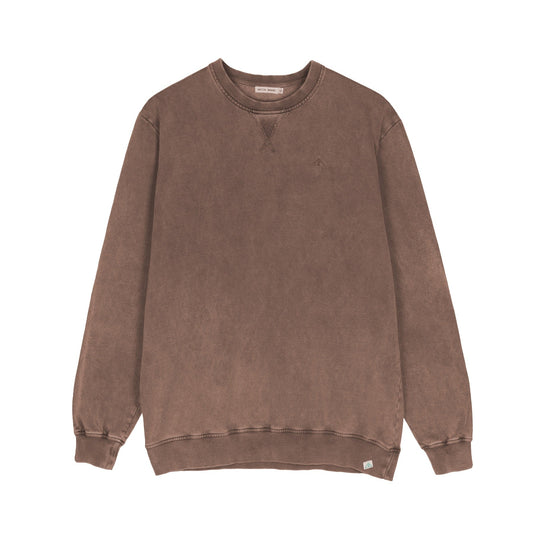 Sudadera básica chocolate.