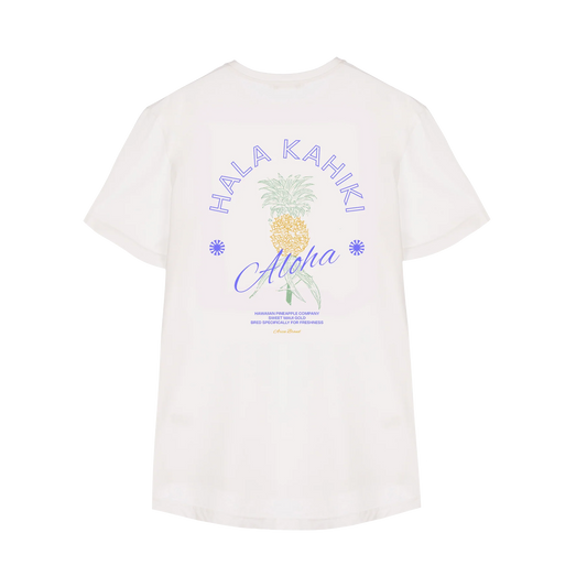 Camiseta blanca Aloha