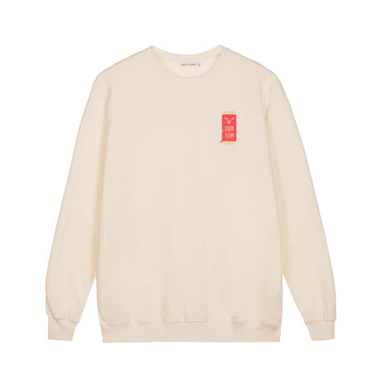 Sudadera crema