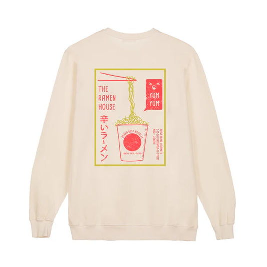 Sudadera crema