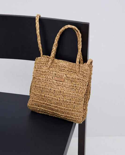 Bolso bandolera rafia