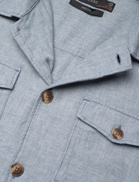 Sobrecamisa azul